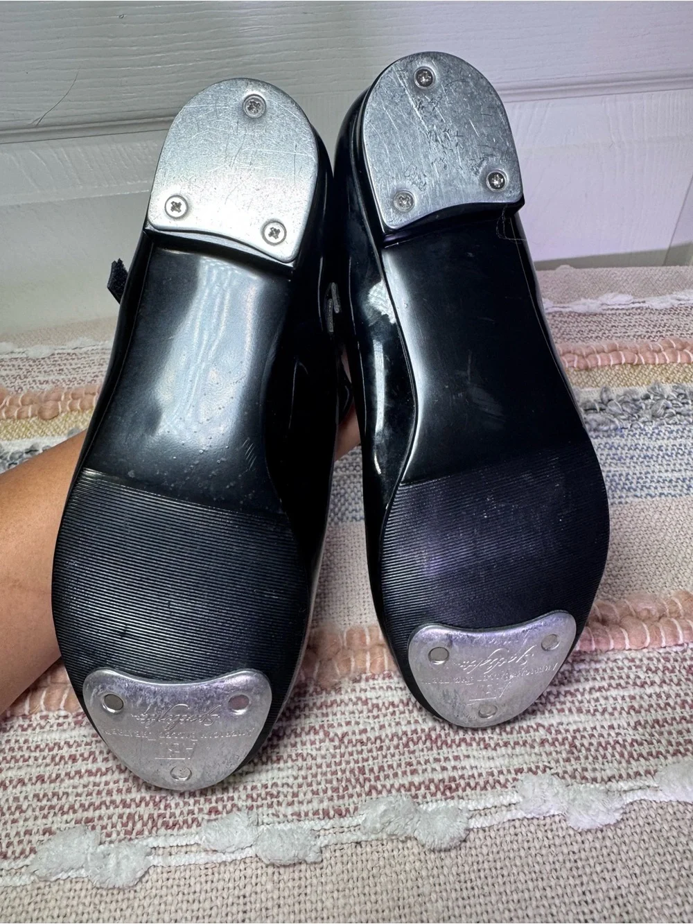 Kids Black Patent Mary Jane Dress Shoes